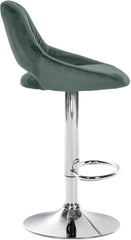 2er Set Barhocker Milet Samt C - gr�n