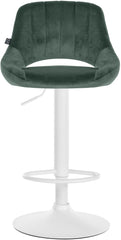 2er Set Barhocker Milet Samt W - gr�n