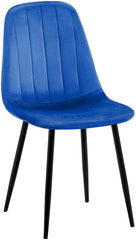 Esszimmerstuhl Baxter Samt - blau
