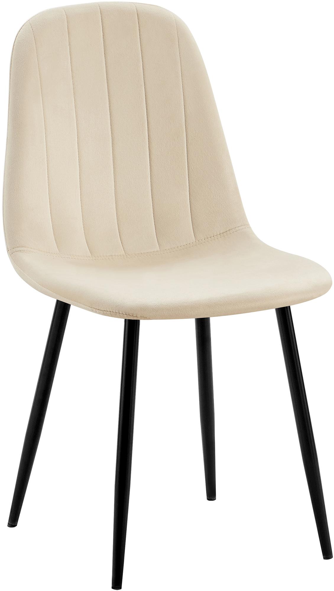 Esszimmerstuhl Baxter Samt - creme