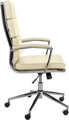 Bürostuhl Cleveland Echtleder - creme