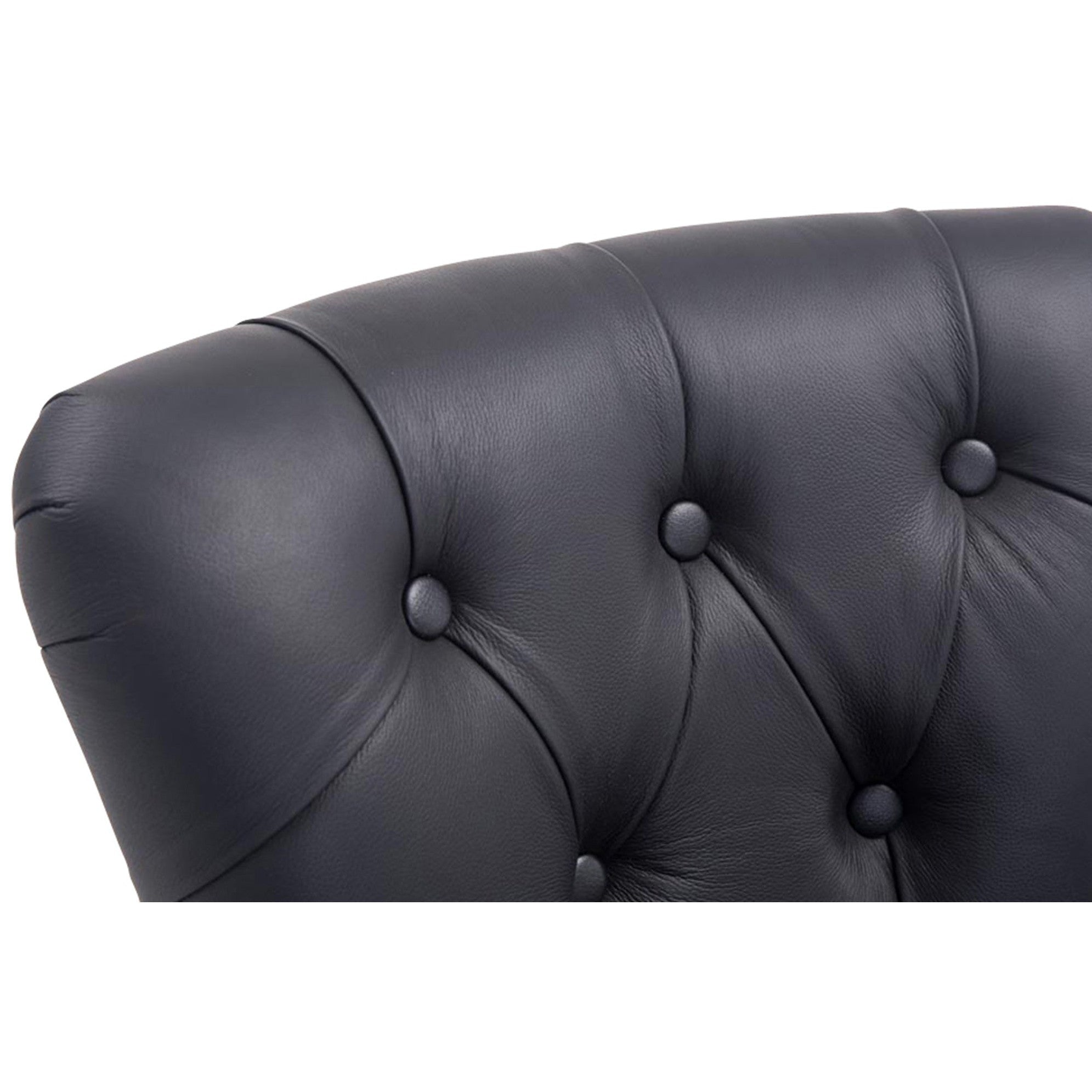 Barhocker Lakewood Echtleder, Antik-hell - schwarz - InfinityMarket