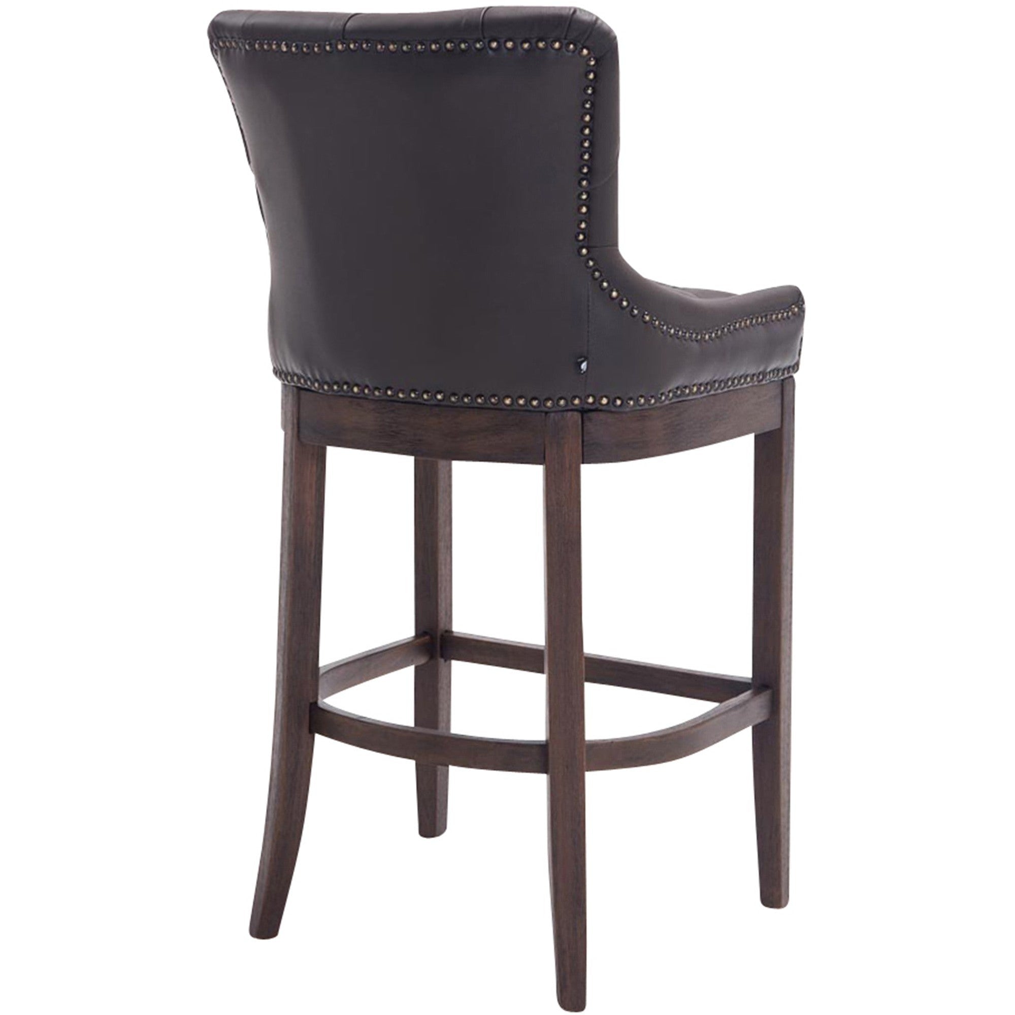 Barhocker Lakewood Echtleder, Antik - braun - InfinityMarket