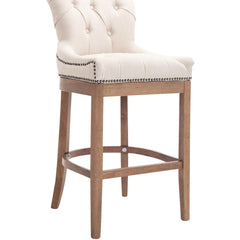 Barhocker Lakewood Stoff, Antik-hell - creme - InfinityMarket