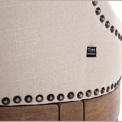 Barhocker Lakewood Stoff, Antik-hell - creme - InfinityMarket