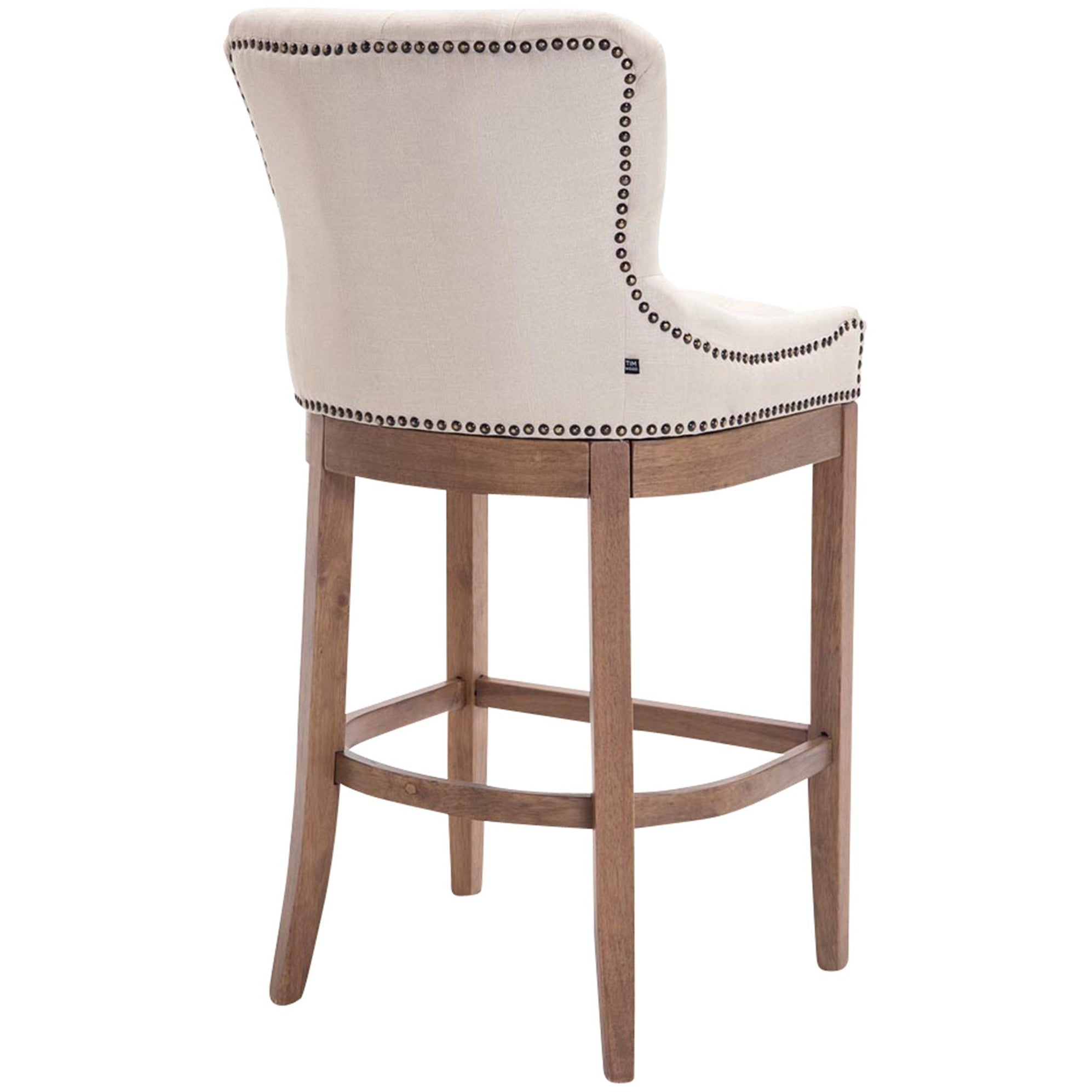 Barhocker Lakewood Stoff, Antik-hell - creme - InfinityMarket