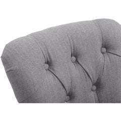 Barhocker Lakewood Stoff, Antik-hell - hellgrau - InfinityMarket