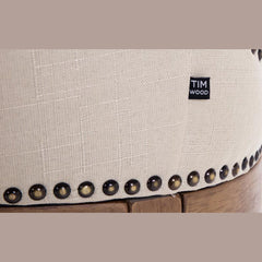 Barhocker Lakewood Stoff, Antik - creme - InfinityMarket