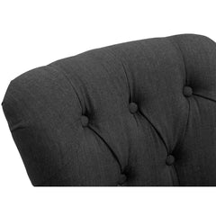 Barhocker Lakewood Stoff, Antik - dunkelgrau - InfinityMarket