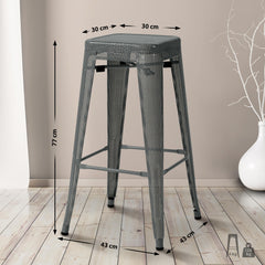 Barhocker Fletcher - grau