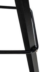 Barhocker Corbin Stoff Square schwarz - dunkelgrau