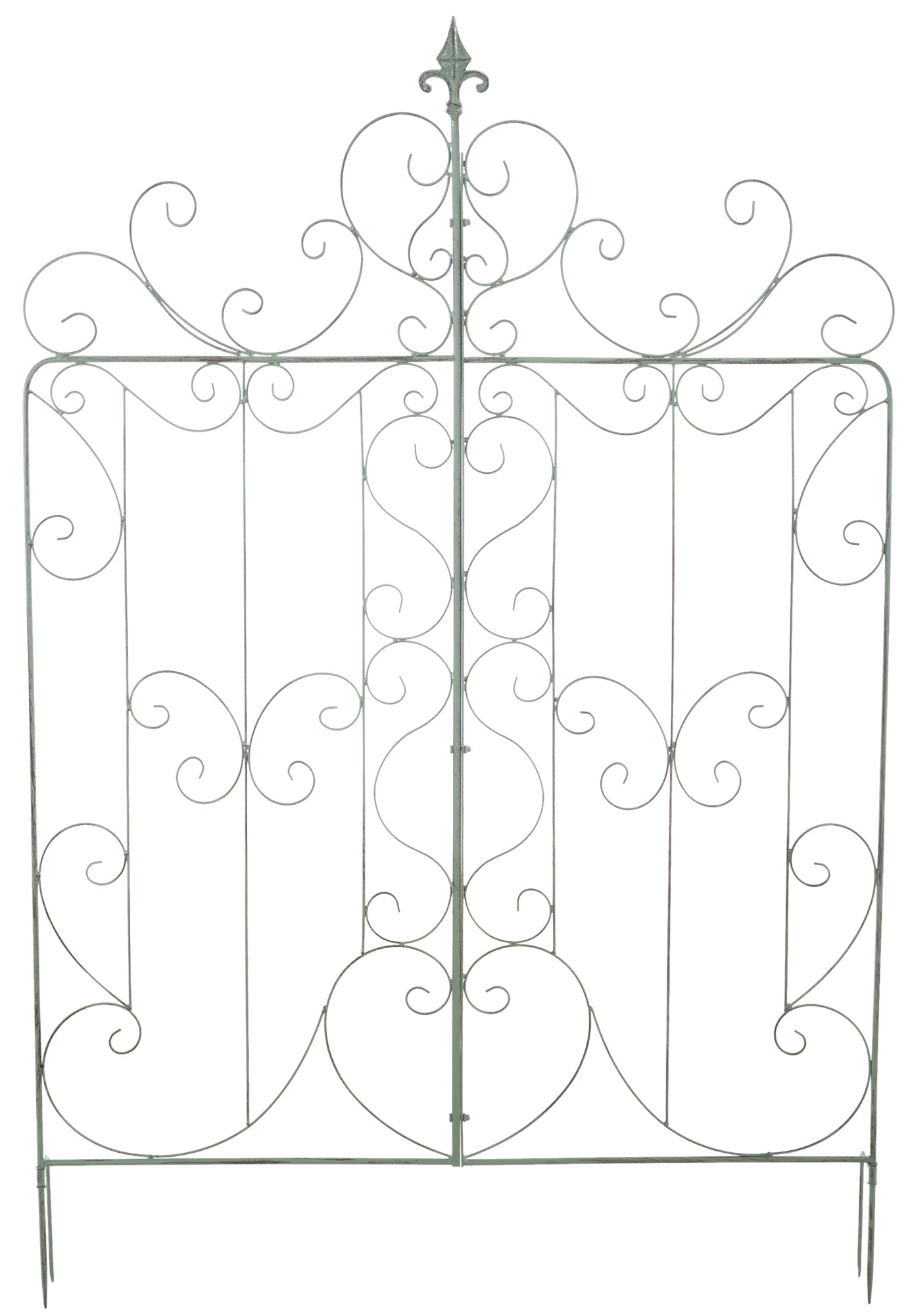 2er Set Rankgitter Mandevilla - antik-gr�n by Dropshipping-Europe – Rosenb�gen