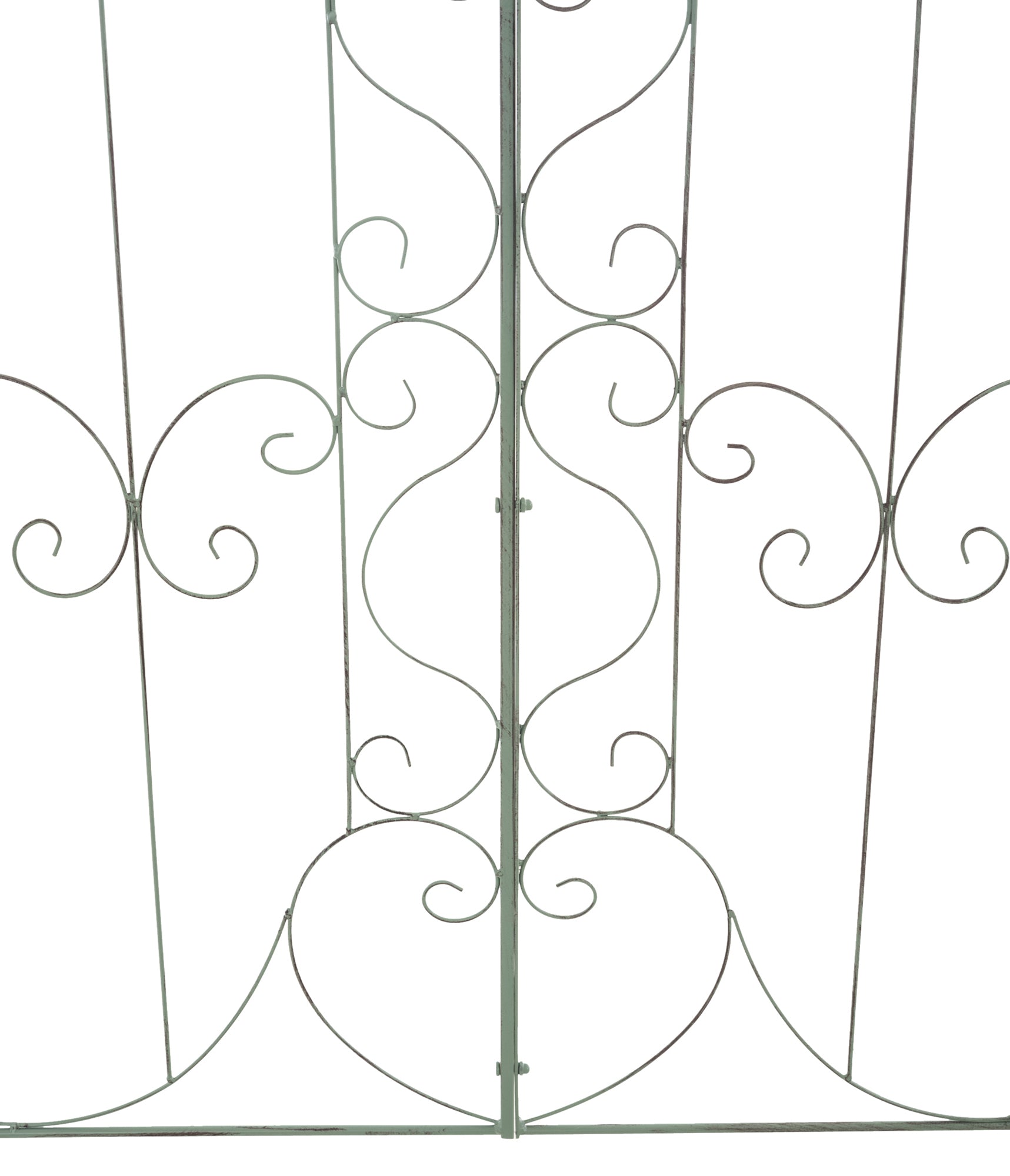 2er Set Rankgitter Mandevilla - antik-gr�n by Dropshipping-Europe – Rosenb�gen