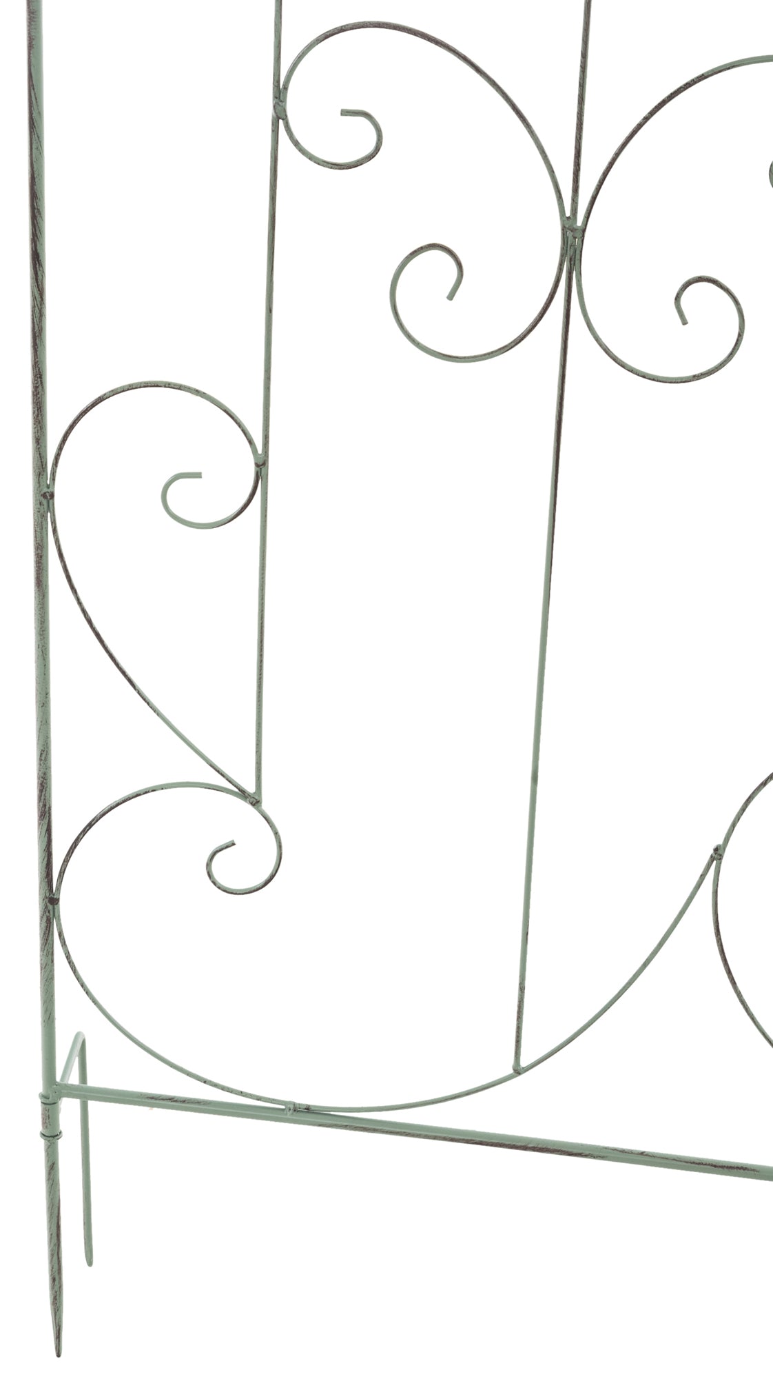2er Set Rankgitter Mandevilla - antik-gr�n by Dropshipping-Europe – Rosenb�gen