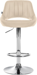 2er Set Barhocker Milet Kunstleder C - creme