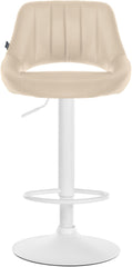 2er Set Barhocker Milet Kunstleder W - creme