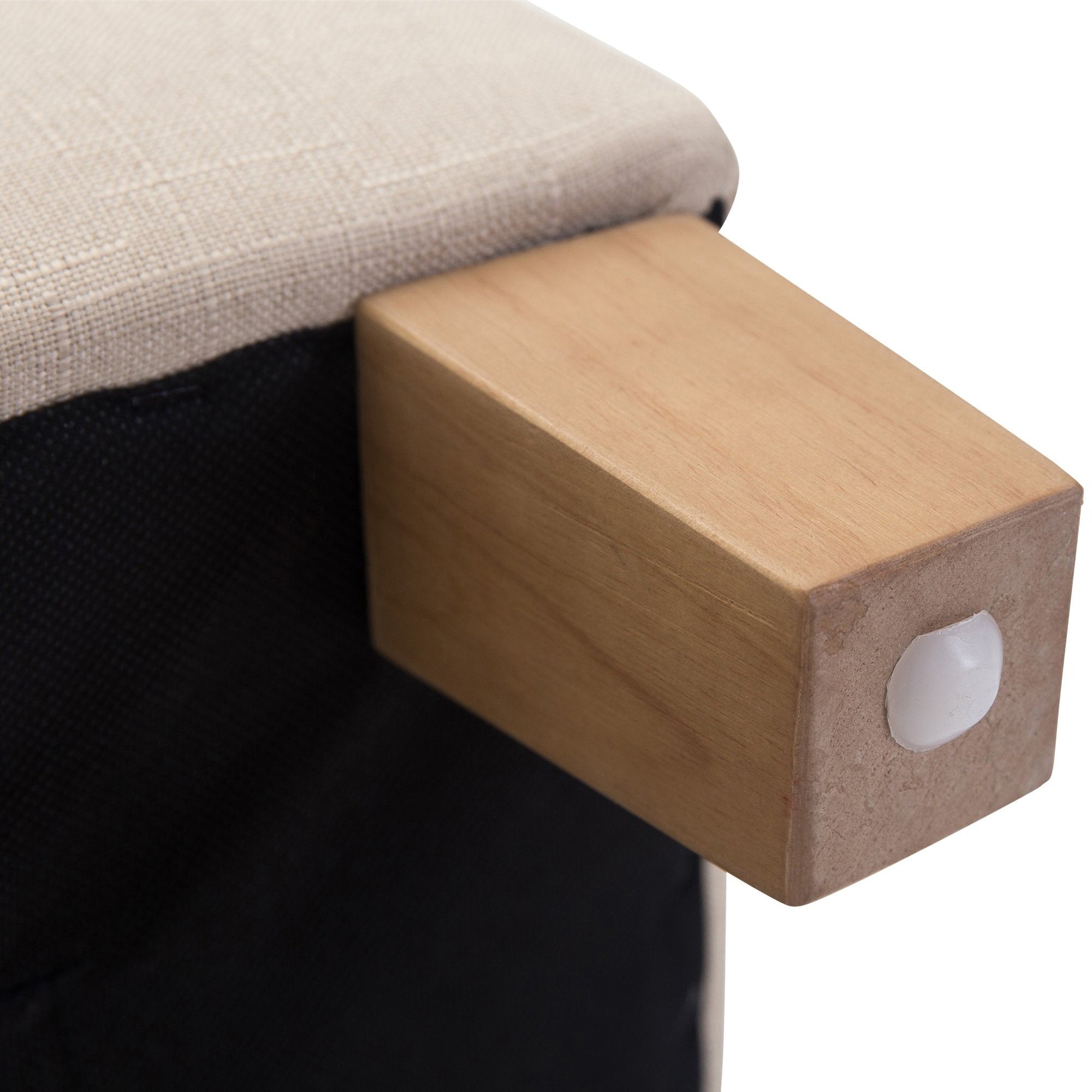Sitzhocker Pharao, antik-hell - creme - InfinityMarket