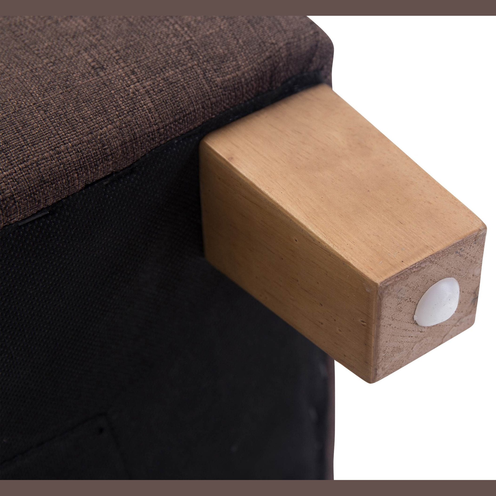 Sitzhocker Pharao, antik-hell - braun - InfinityMarket