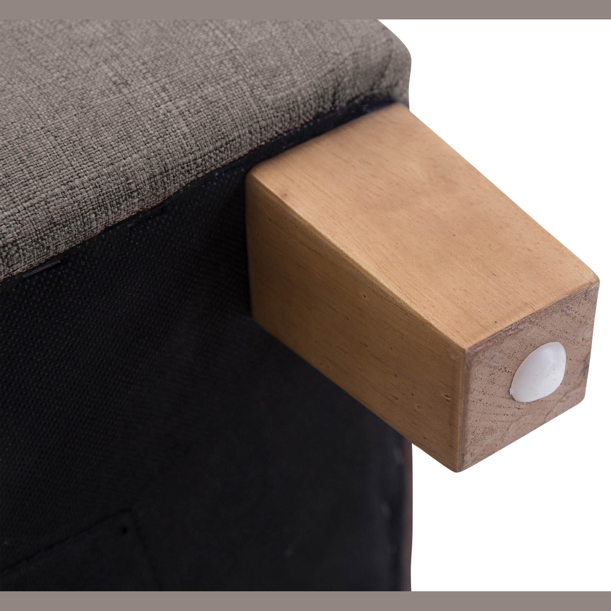 Sitzhocker Pharao, antik-hell - taupe - InfinityMarket