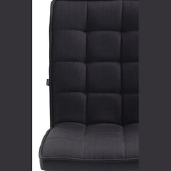 Arbeitshocker Peking V2 Stoff - schwarz