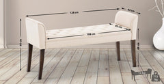 Chaiselongue Cleopatra, antik-dunkel - creme