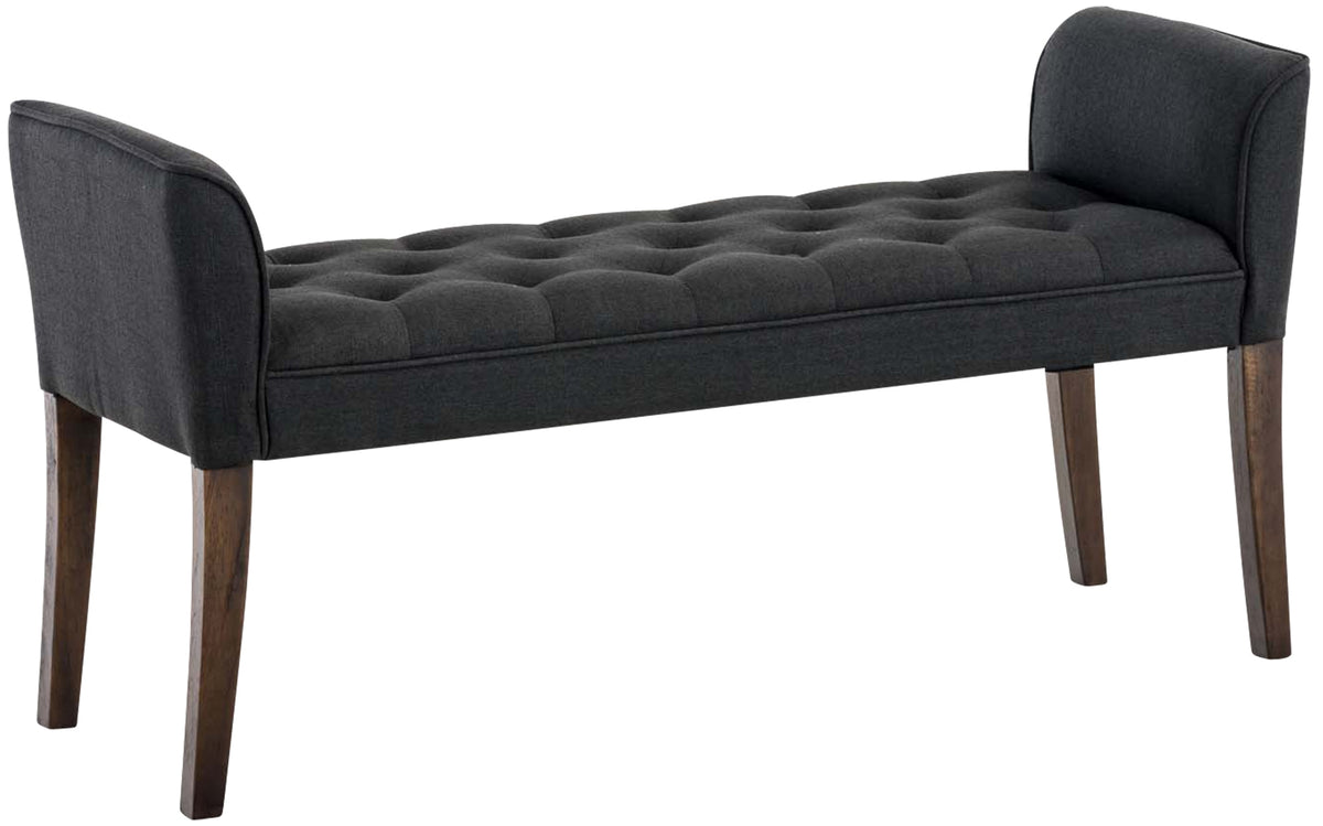 Chaiselongue Cleopatra, antik-dunkel - dunkelgrau