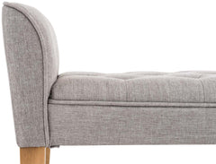 Chaiselongue Cleopatra, antik-hell - hellgrau