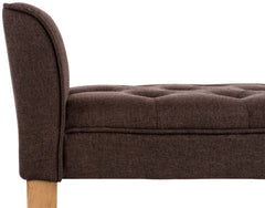 Chaiselongue Cleopatra, antik-hell - braun
