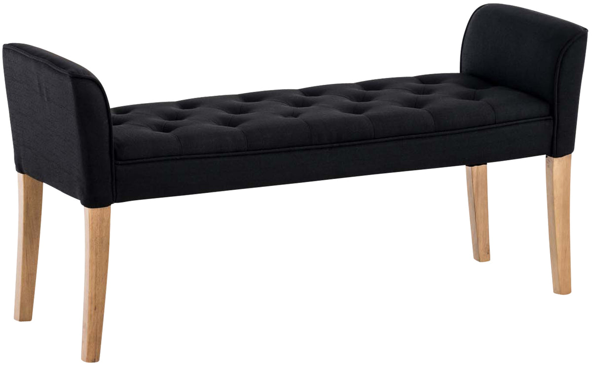 Chaiselongue Cleopatra, antik-hell - schwarz