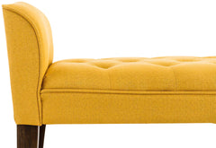 Chaiselongue Cleopatra, antik-dunkel - gelb