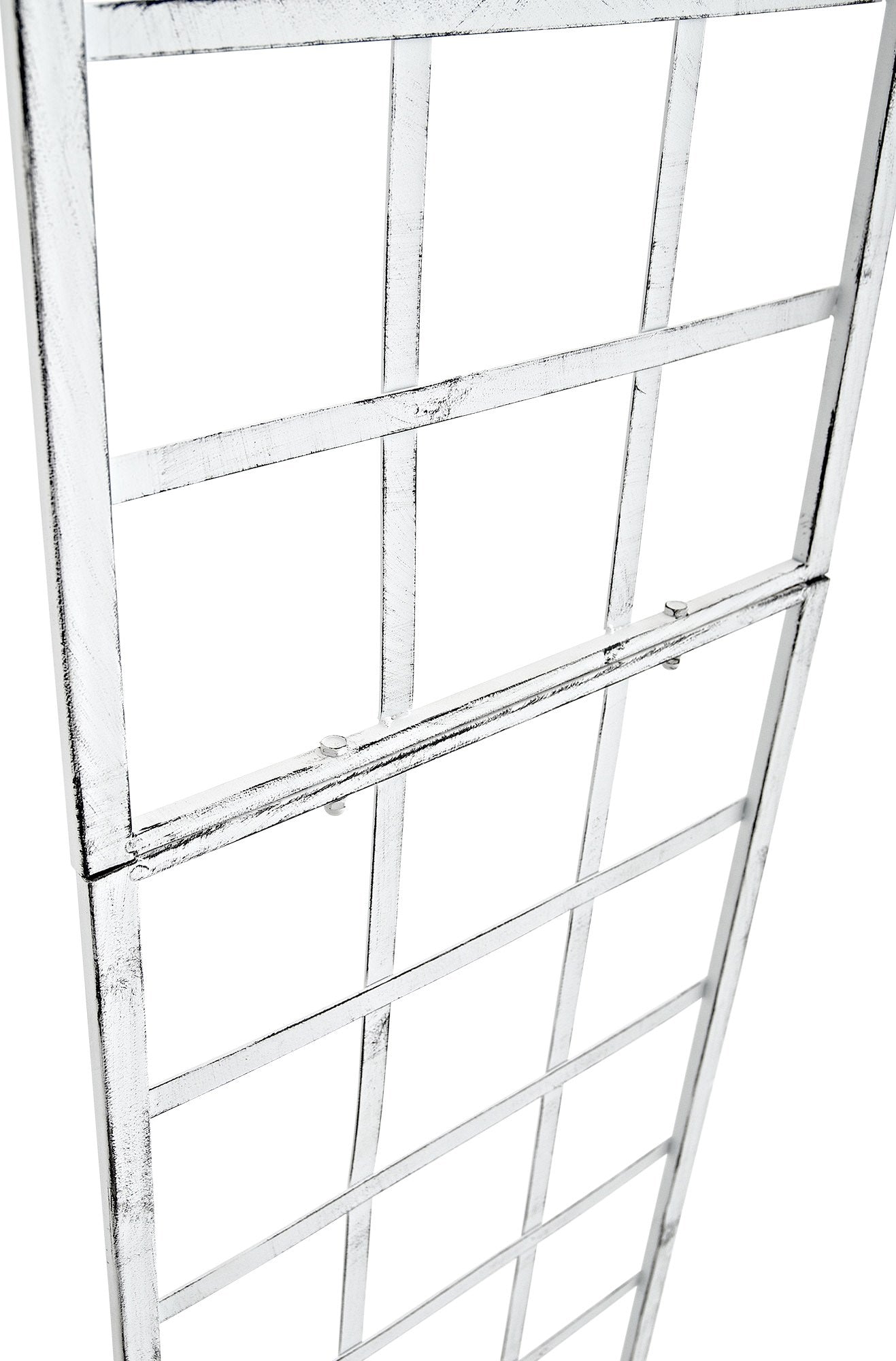 2er Set Rankgitter Trigo - antik wei� by Dropshipping-Europe – Rosenb�gen