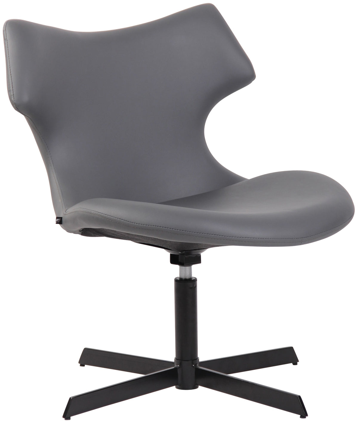 Lounger Welland Kunstleder - grau