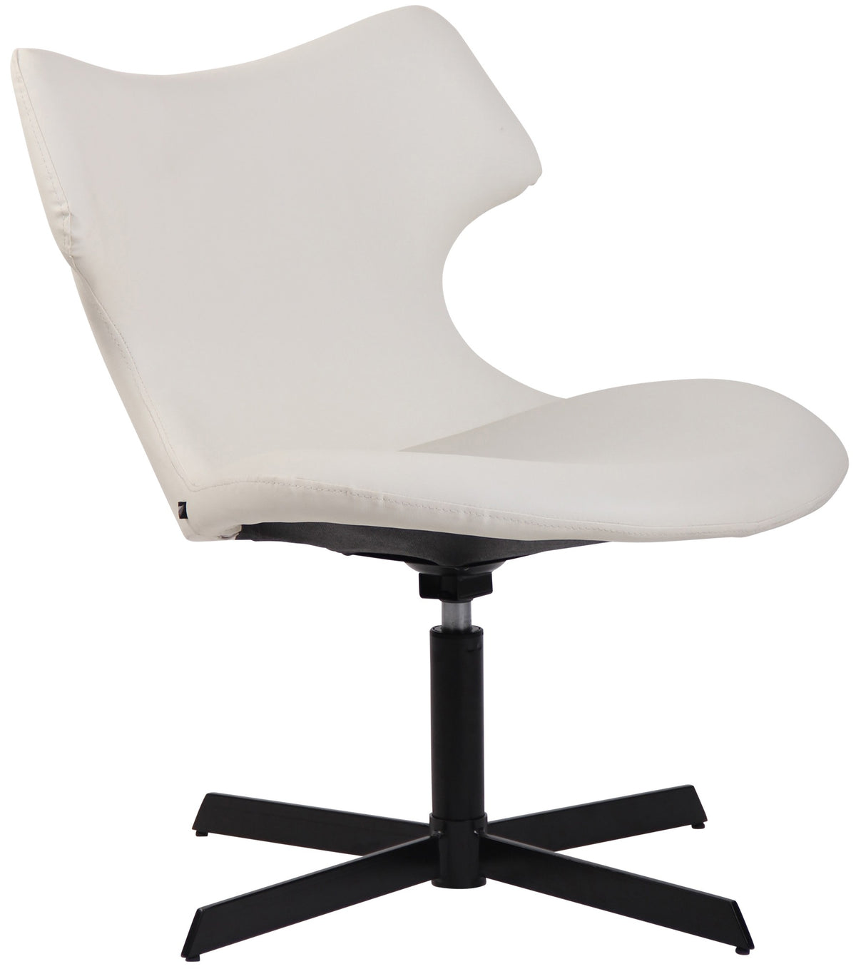 Lounger Welland Kunstleder - weiß