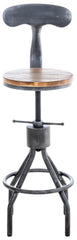 2er Set Barhocker Hanam - antik silber