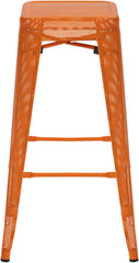 4er Set Barhocker Fletcher - orange