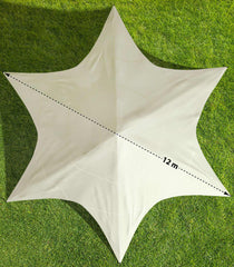 Sternzelt 12 m - creme