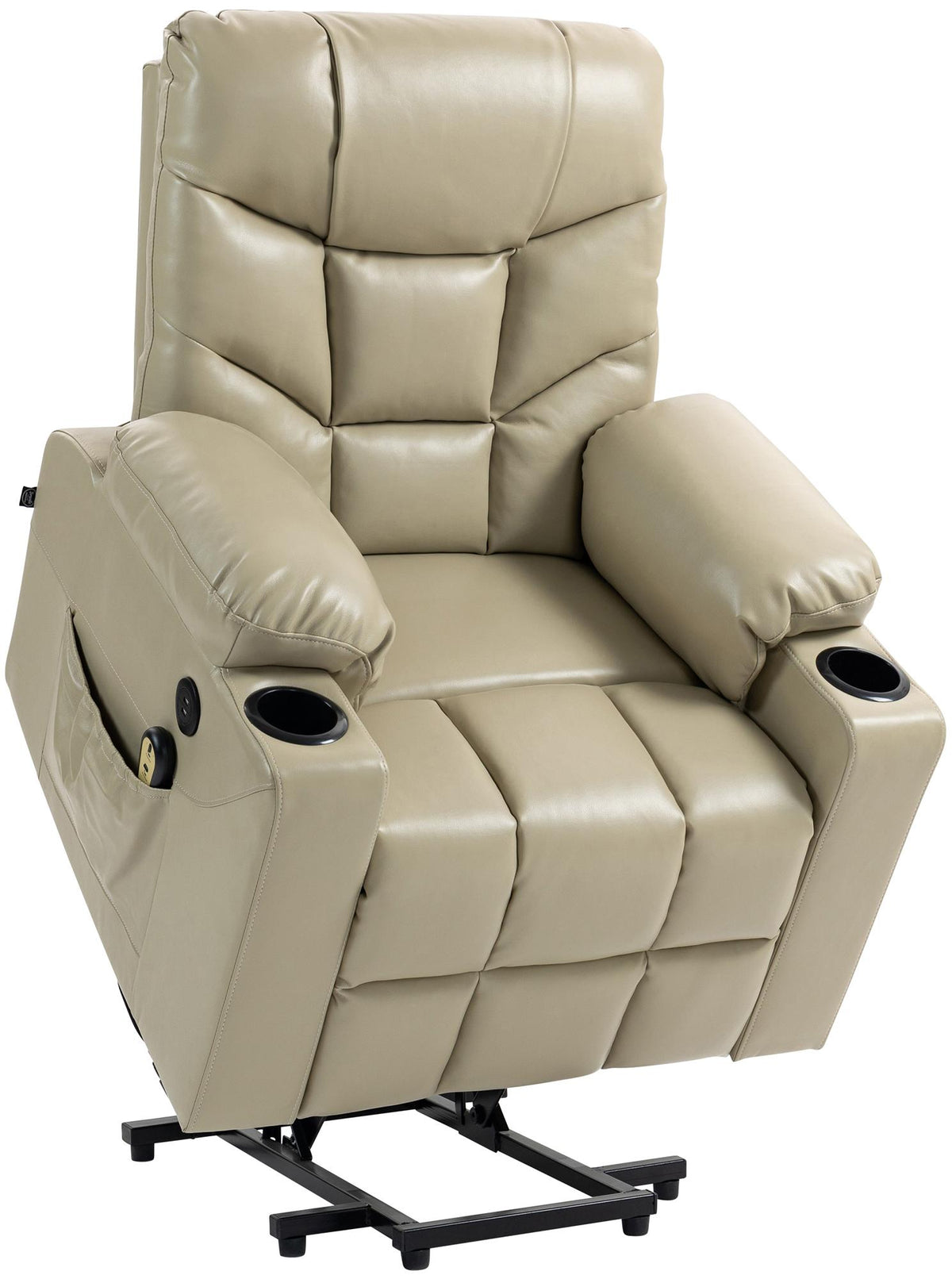 Sessel Andover Kunstleder - creme