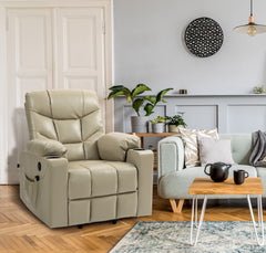 Sessel Andover Kunstleder - creme