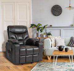 Sessel Andover Kunstleder - braun