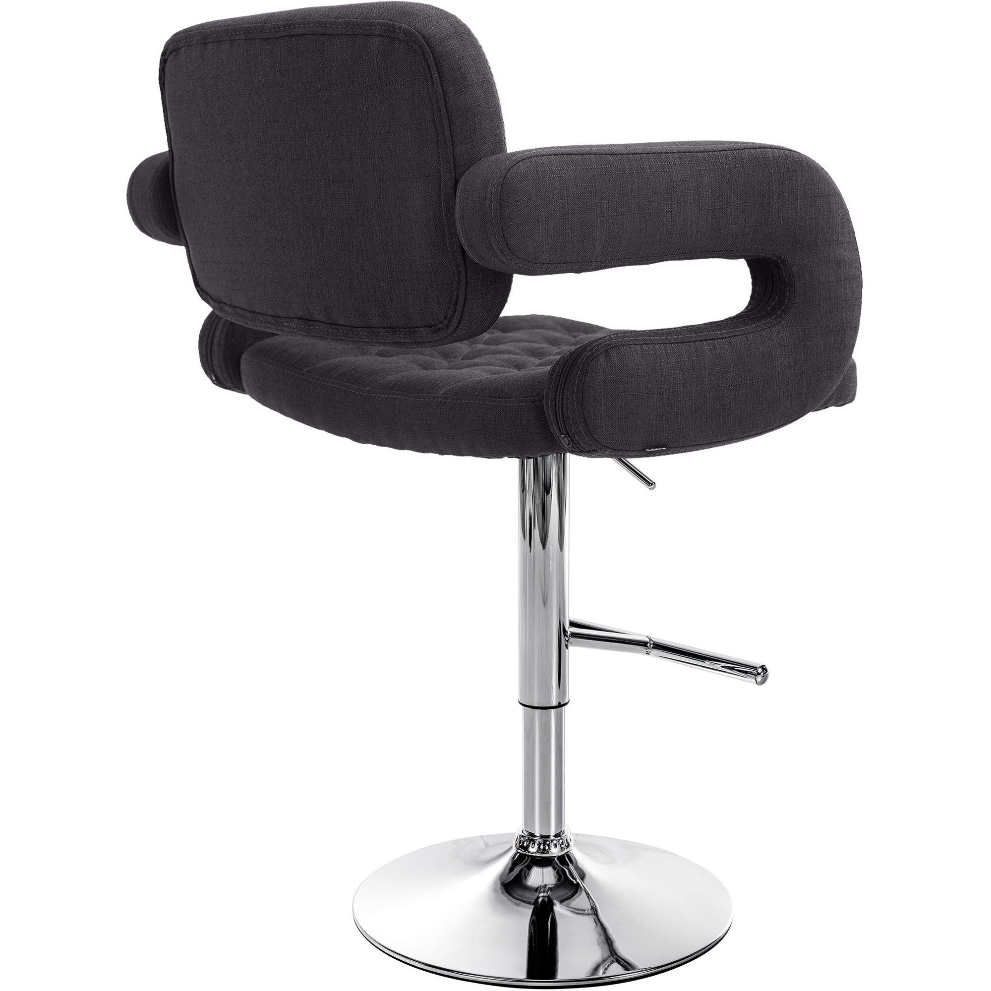 Barhocker Dublin STOFF C - schwarz - InfinityMarket