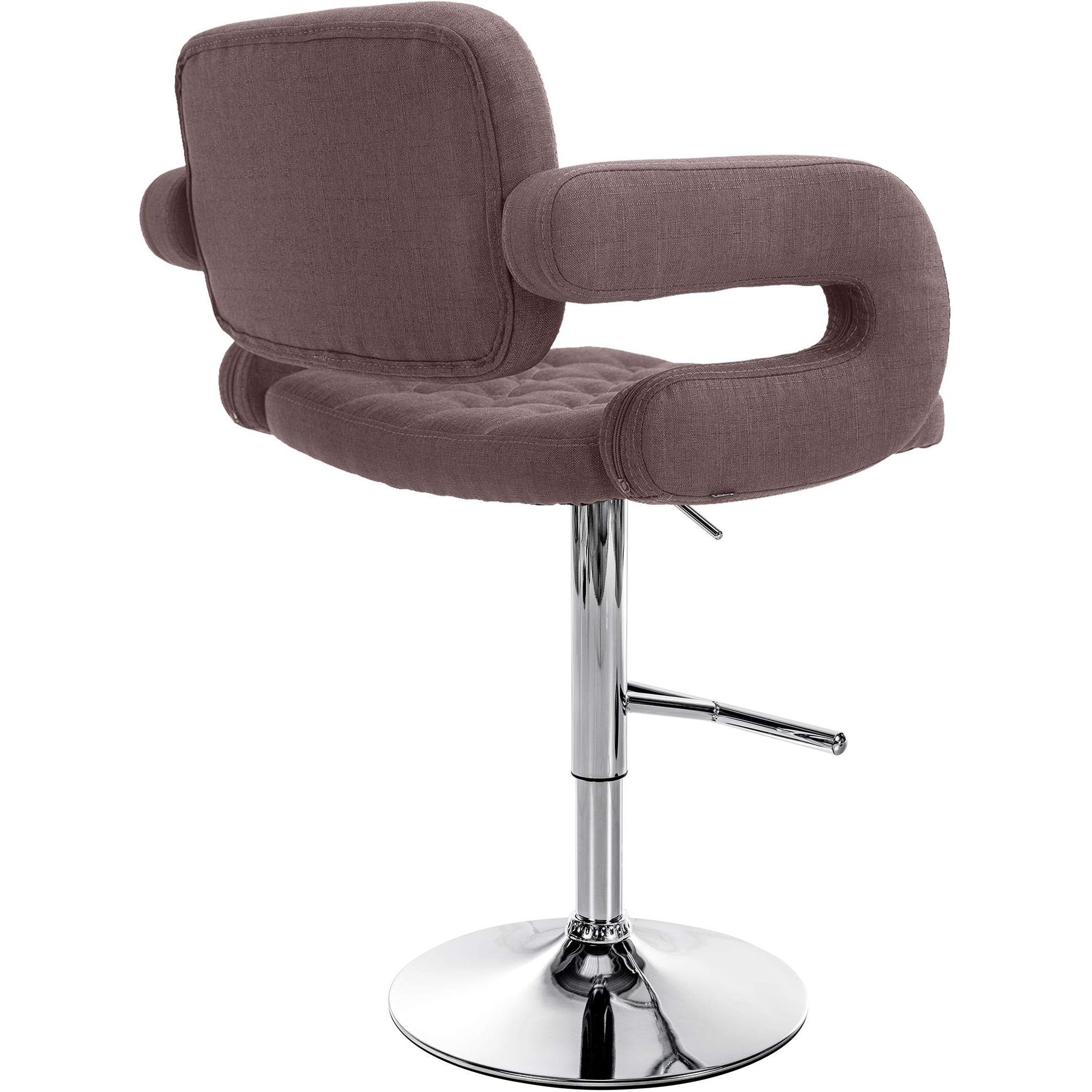 Barhocker Dublin STOFF C - braun - InfinityMarket