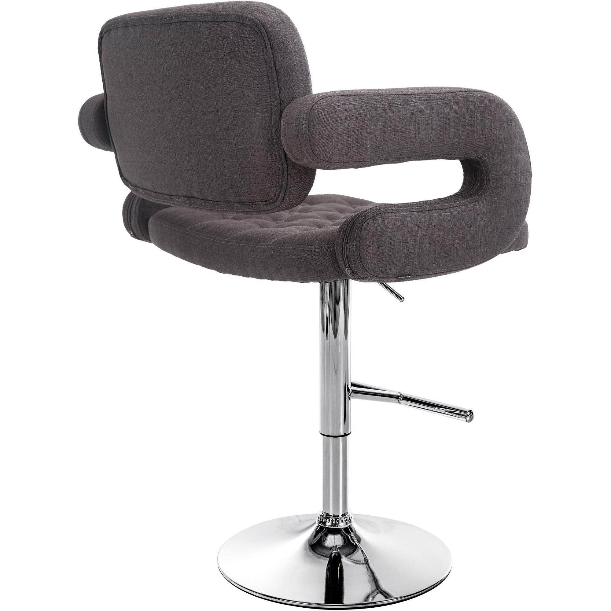 Barhocker Dublin STOFF C - dunkelgrau - InfinityMarket