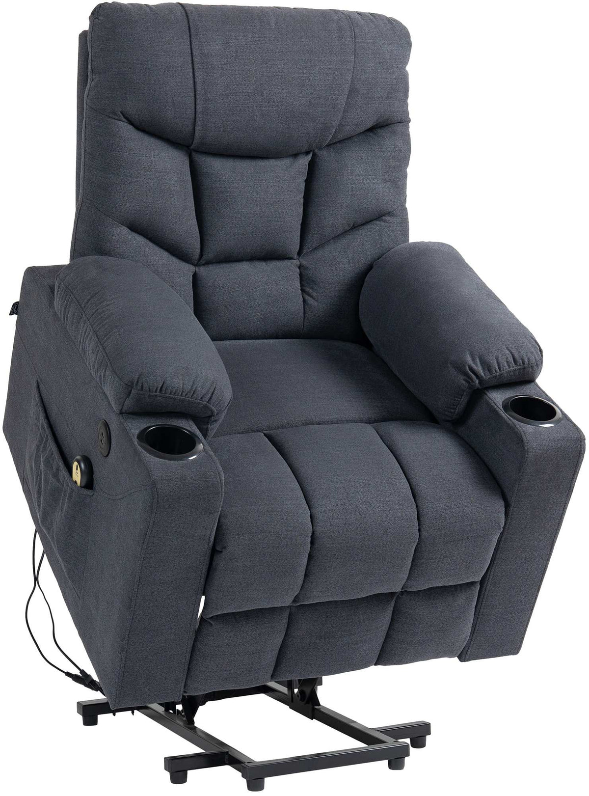 Sessel Andover Stoff - dunkelgrau