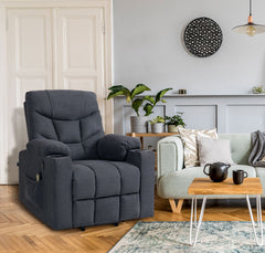 Sessel Andover Stoff - dunkelgrau