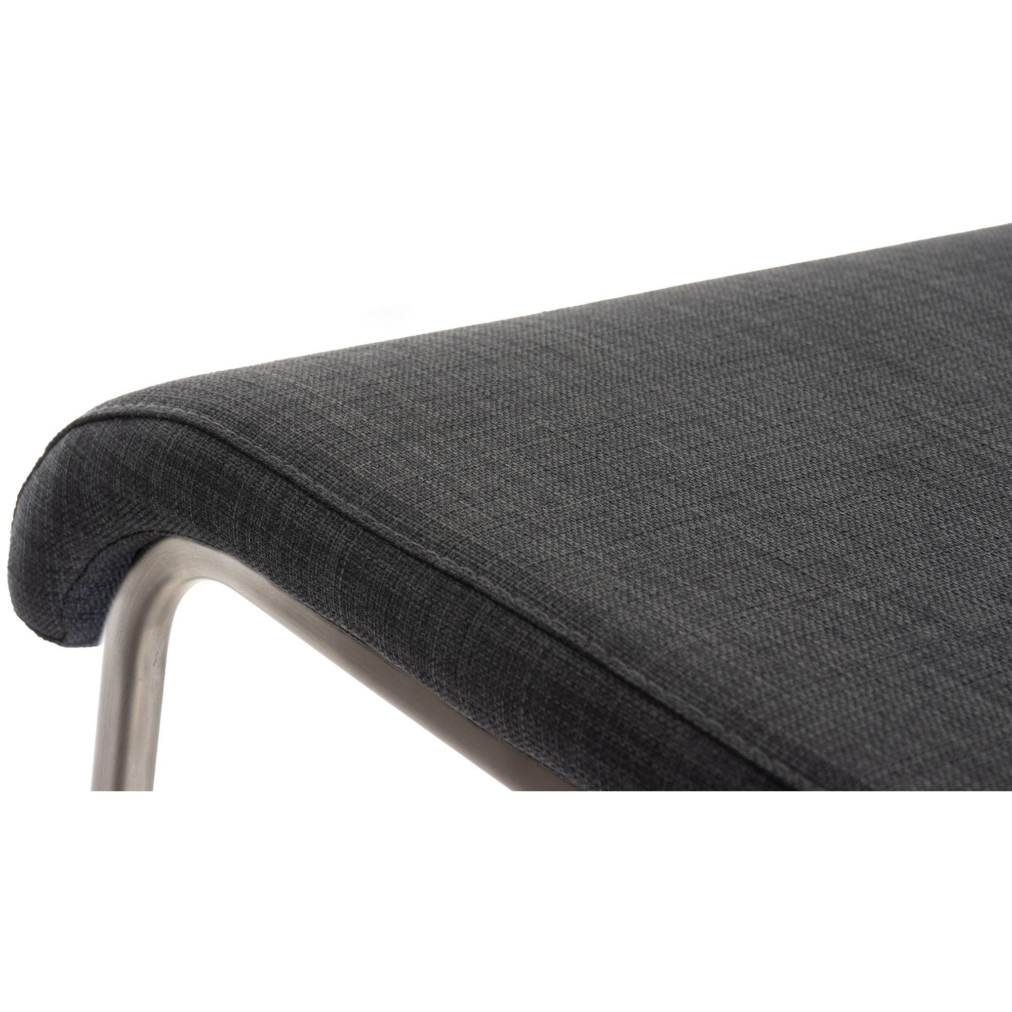 Barhocker Limon E STOFF - dunkelgrau - InfinityMarket