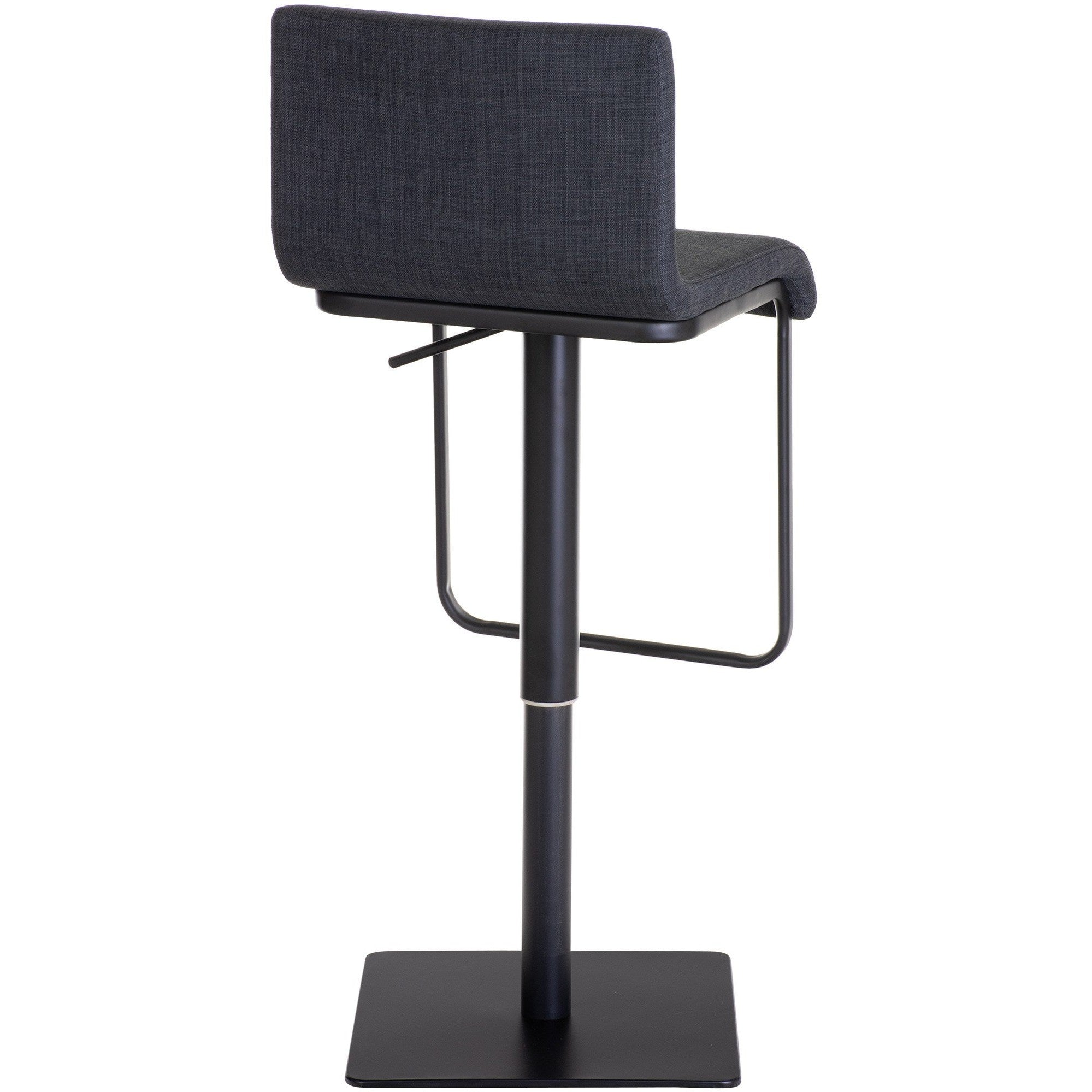 Barhocker Limon B Stoff - dunkelgrau - InfinityMarket