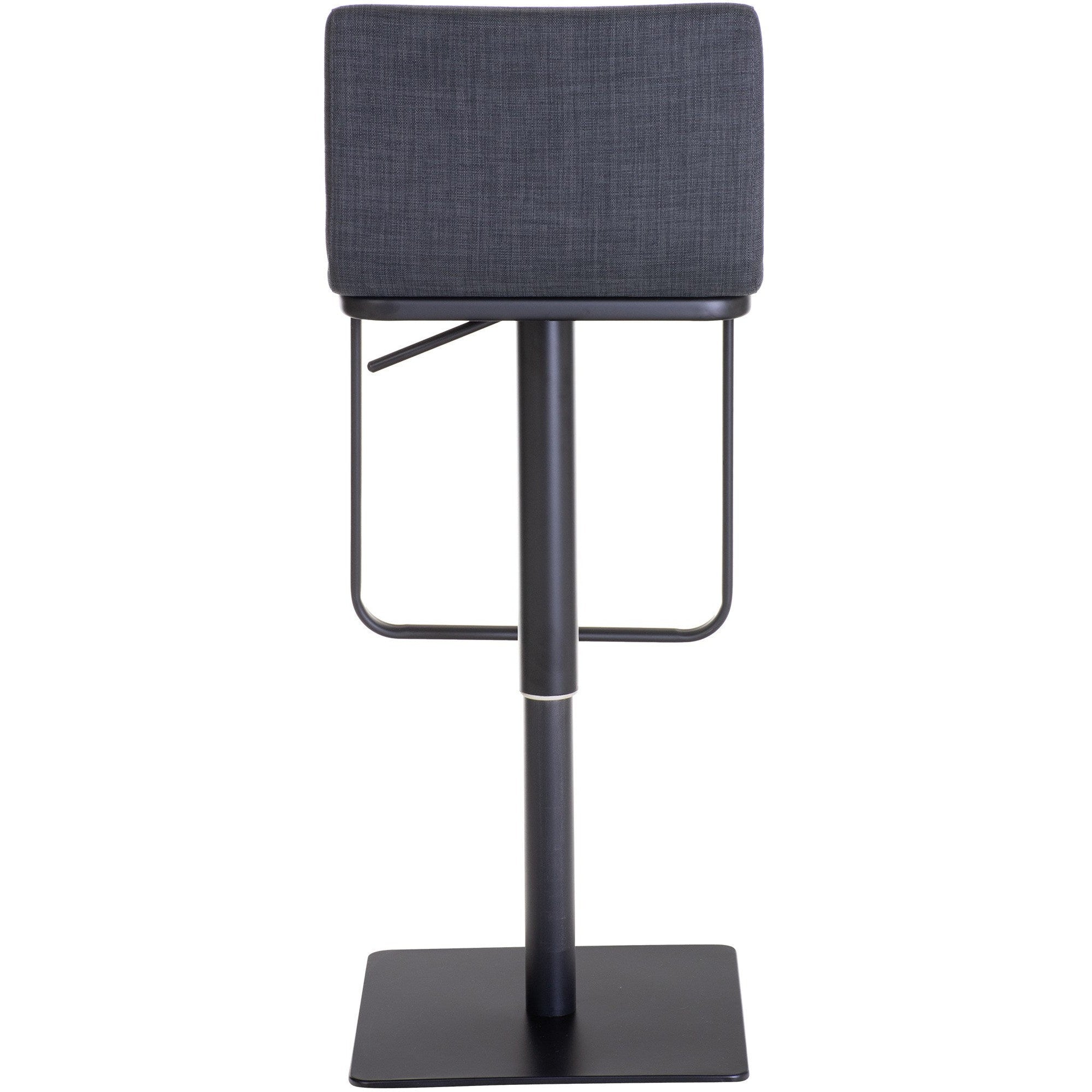 Barhocker Limon B Stoff - dunkelgrau - InfinityMarket
