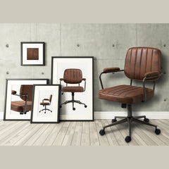 Bürostuhl Natrona - cognac