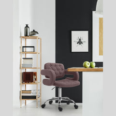 Arbeitshocker Dublin Stoff - braun