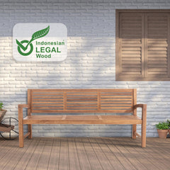 Teakbank Halden 200 cm - teak